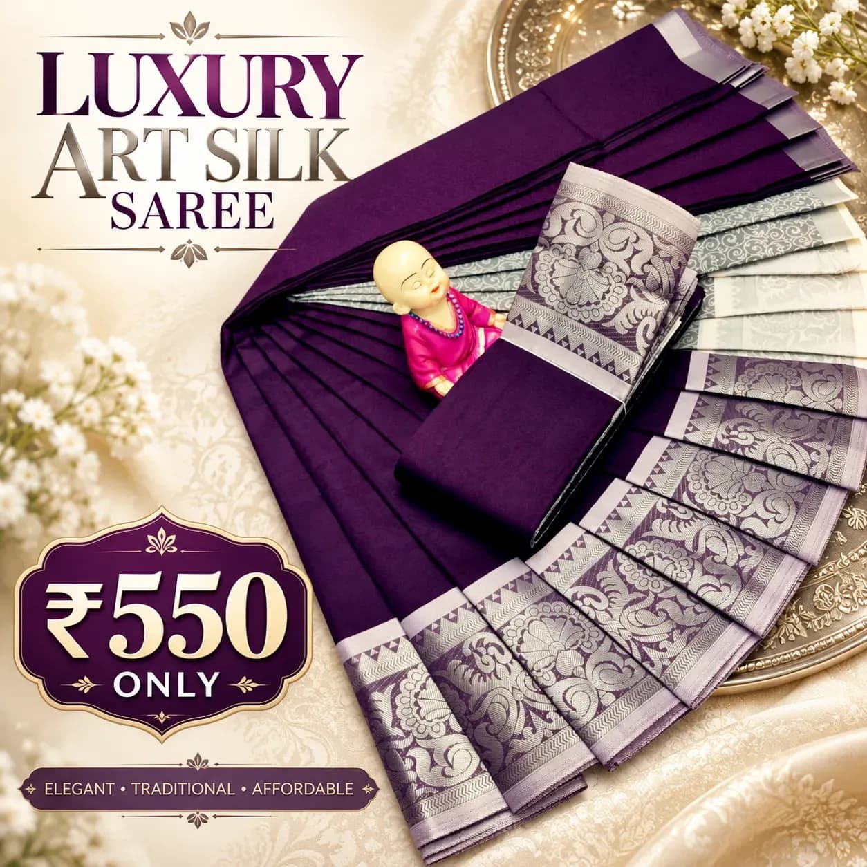 ART SILK LUXURY SAREES